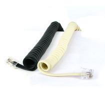 Cabo para Telefonia Espiral - 2 Metros - Preto