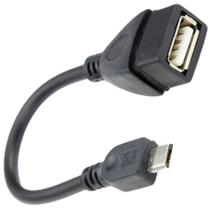 Cabo Para Transferir Dados USB-A Femea Otg USB Conexão Micro 5 Pinos 2.0