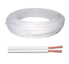 Cabo paralelo 2x28 Branco - 0,75mm 50 metros Cabo paralelo 2x28 Branco - 0,75mm 50 metros