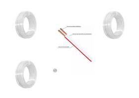 Cabo Paralelo Polarizado 0,75mm 300MTS - SEG. ELET. BRANCO Cabo Paralelo Polarizado 0,75mm 300MTS - SEG. ELET. BRANCO