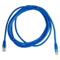 Cabo Patch Cord Cat.5 5,0 Metros Azul Pluscable PC-ETHU50BL - PC-ETHU50BL