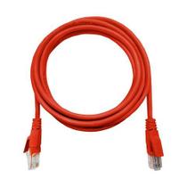 Cabo Patch Cord Cat.5E 0,5 Metro Vermelho Megatron 926 - 100% Cobre Homologado ANATEL - 926