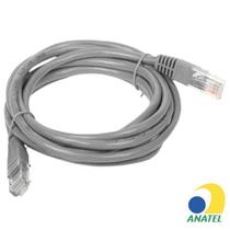 Cabo Patch Cord Cat.6 1,5 Metros Cinza Legrand 51823 - 100% Cobre Homologado ANATEL - 51823