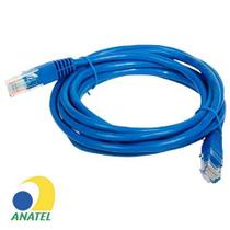 Cabo Patch Cord Cat.6 5,0 Metros Azul Legrand 51775 - 100% Cobre Homologado ANATEL - 51775