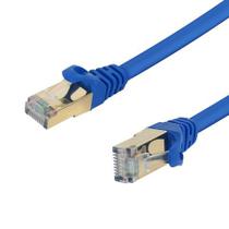 Cabo Patch Cord Cat.7 FTP 600 MHz 10 Gbps 1,5 Metros Azul Pluscable - CAT715BL - 441050503130