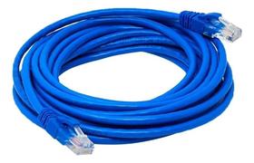 Cabo Patch Cord Cat5 E Azul 1,0mt - Tebera