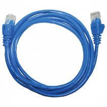 Cabo Patch Cord Seccon Cat5e 1,5m Azul