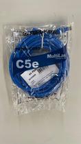 Cabo Patch Cord U/UTP Multilan Cat 5.E 3 metros