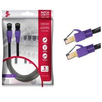 Cabo Patch Info Patch Cord Cat8 Ftp 2000 Mhz 40 Gbps 5M Cabo Patch Info Patch Cord Cat8 Ftp 2000 Mhz 40 Gbps 5M