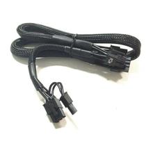 Cabo PCIe para Corsair /XPG macho 8 pinos para PCIe 6 2 pinos conectores de cabo duplo GPU fonte de alimentação divisor cabo adaptador para font