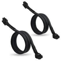 Cabo PCIe YezRiler de 8 pinos ATX para PCIe macho 63 cm, pacote com 2 Cabo PCIe YezRiler de 8 pinos ATX para PCIe macho 63 cm, pacote com 2