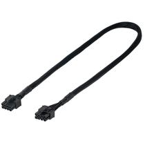 Cabo PCIE YSIUENG 65 cm macho para macho 8 pinos a 6+2 pinos preto