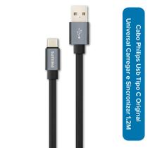 Cabo Philips Usb Tipo C Original Universal Carregar e Sincronizar 1.2M