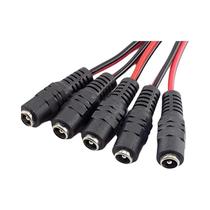 Cabo Pigtail De Alimentação DC 12V 24V Com Plugue Macho E Fêmea 5.5x2.1mm Para Extensão De Conector