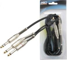 Cabo Plug 2 P10 Mono Para P10 Stereo Dour 24K 1,8 Metro 8 1 632 - Mxt