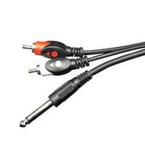 Cabo Plug 2 Rca Para P10 Mono 1.8 Metro Profissional 8 1 363 - MXT