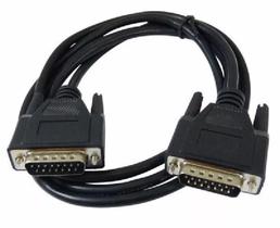 Cabo Plus Cable Vga Apple Macintosh Db15 X Db15 1.8 M Preto 1801 Cabo Plus Cable Vga Apple Macintosh Db15 X Db15 1.8 M Preto 1801