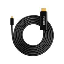 Cabo PlusCable USB-C para HDMI 2.0b, 2 Metros, Preto - HDMIC20