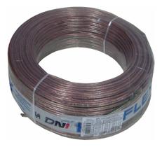 Cabo Polarizado Cristal 100m Cobre Paralelos - 100mt