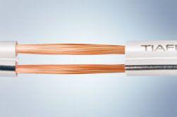 Cabo Polarizado Externo para Áudio 2x1.00 mm² - por metro Branco 1 MT