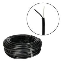 Cabo PP 100m Fio Flexível 2x1 Capa Dupla Cobre Extensão Instalação Elétrica Automotivo Universal 1 via 1mm 100 Metros