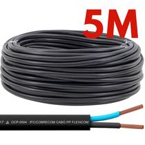 Cabo Pp 2 Vias Fio De Cobre 2x1,50m Rolo De 5 Metros Cabo Pp 2 Vias Fio De Cobre 2x1,50m Rolo De 5 Metros