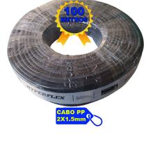 Cabo Pp 2x0,75mm Rolo 100 Metros Fio Flexível Cabo Pp 2x0,75mm Rolo 100 Metros Fio Flexível
