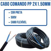 Cabo Pp 2x1,5mm Rolo Flexível 100 Metros 15 Filamentos Cabo Pp 2x1,5mm Rolo Flexível 100 Metros 15 Filamentos