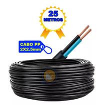 Cabo Pp 2x2,5mm Flexível Rolo 25 Metros