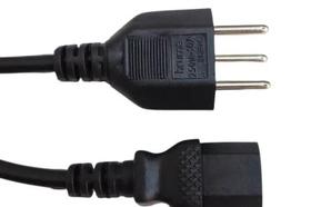 CABO PP 3 x 0,75 MM² COM 5,00 M COM PLUGUE 10 A e FÊMEA IEC C15 CABO PP 3 x 0,75 MM² COM 5,00 M COM PLUGUE 10 A e FÊMEA IEC C15