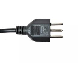 Cabo pp 3 x 0,75 mm² com 5m com plugue 10a 90 fêmea iec c13 Cabo pp 3 x 0,75 mm² com 5m com plugue 10a 90 fêmea iec c13
