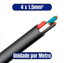 Cabo PP 4 Condutores 01.5mm² - (VALOR REFERENTE AO METRO)