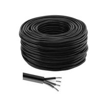 Cabo PP 4 X 2,50 Rolo Preto Ideal para Instalação Elétrica