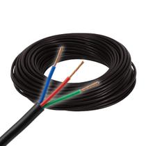 Cabo Pp Comando Instalação Elétrica 3 Vias 1,5mm - 20 Metros Preto