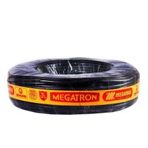 Cabo PP Megatron 1,0MMx100M Rolo 500V Preto - Embalagem com 4 Unidades