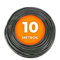 Cabo Pp Preto 4 Vias (4 X 1,5mm) 100% Cobre 10 Metros