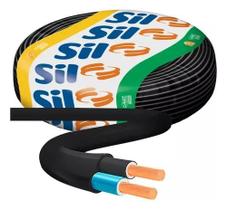 Cabo PP SIL 2x1mm² 500v 100 metros