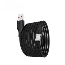 Cabo Premium - Curl Flow - Enrolamento Mágnetico - PRETO Tipo:C