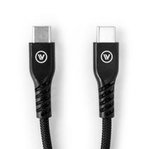 Cabo Premium USB-C para USB-C 1,2m Preto Strong Cable iWill