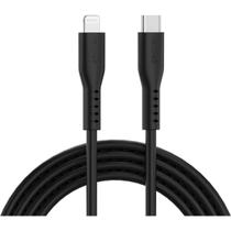 Cabo Preto Pd Lightning Turbo 1M Flexível Econômico Seguro Confiável Cabo Preto Pd Lightning Turbo 1M Flexível Econômico Seguro Confiável