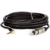 Cabo Profissional XLR Fêmea para P2 90 Graus Estereo - 2 Metros Cabo Profissional XLR Fêmea para P2 90 Graus Estereo - 2 Metros