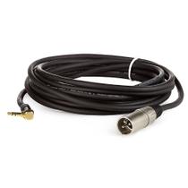 Cabo Profissional XLR Macho para P2 90 Graus Estereo - 15 Metros