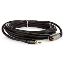 Cabo Profissional XLR Macho para P2 Macho Estereo - 50 cm