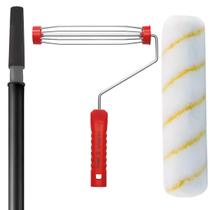 Cabo Prolongador 1,28m+ Suporte Garfo Gaiola 23cm + Rolo Antigota 23cm em Poliamida 10mm Cabo Prolongador 1,28m+ Suporte Garfo Gaiola 23cm + Rolo Antigota 23cm em Poliamida 10mm