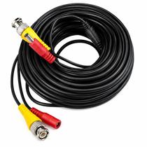 Cabo Pronto para CFTV 20 Metros com Conectores BNC e P4 para Câmeras de Segurança Cabo Pronto para CFTV 20 Metros com Conectores BNC e P4 para Câmeras de Segurança