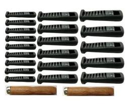 Cabo Punho Pvc P Limas N1 N2 N3 Conj. 20 Pçs 2 Madeira