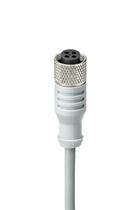 CABO PUR CONECTOR M12 Ci4-12 4 PINOS FEMEA RETO 5m Cinza