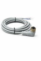 CABO PUR CONECTOR M12 CL4-12 4 PINOS FEMEA ANGULAR 90 2m Cinza CABO PUR CONECTOR M12 CL4-12 4 PINOS FEMEA ANGULAR 90 2m Cinza