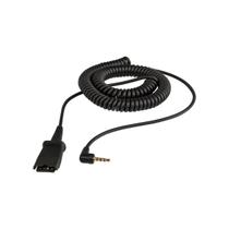 Cabo qdp 20 intelbras conector qd p/ p2, 0,7m, para headsets