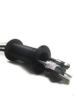 Cabo que passa pela porta de parede Wall Eye 9,2 a 13,3 cm preto Cabo que passa pela porta de parede Wall Eye 9,2 a 13,3 cm preto